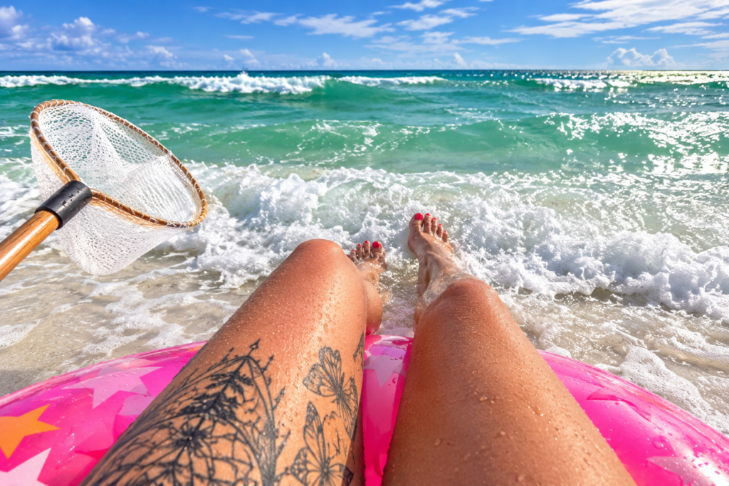 Relaxing at the Shoreline in Fort Walton Beach